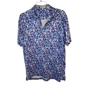 PETER MILLAR Men’s Summer Comfort Cocktail Bomb Caddyshack Golf Polo Size L